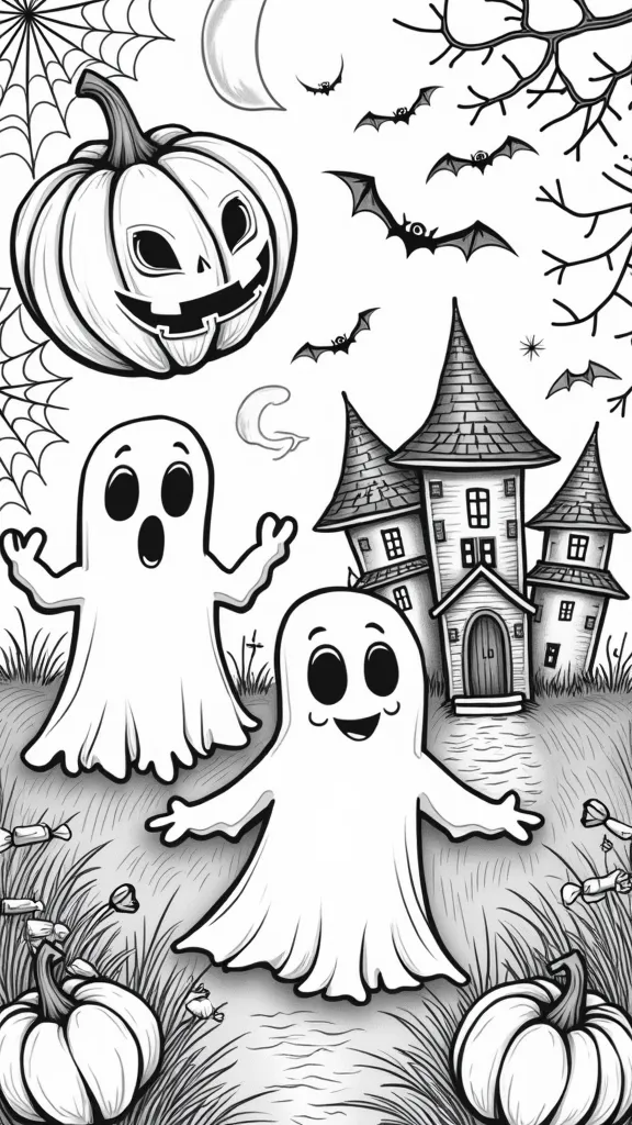 halloween printable coloring pages free